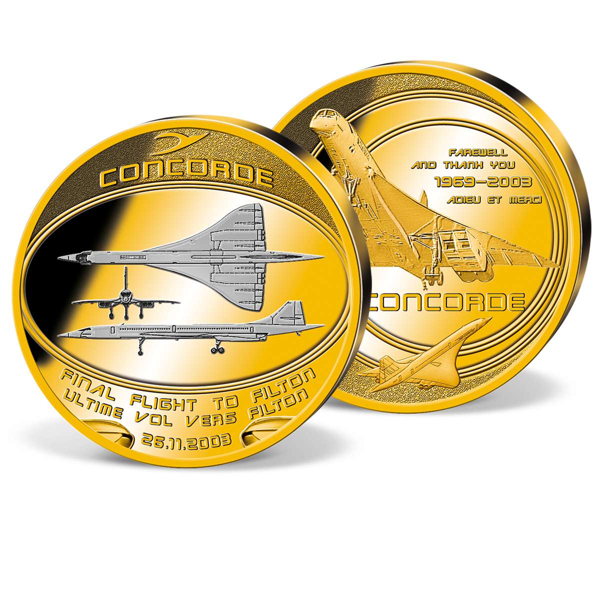 Last Flight Of Concorde Coin 