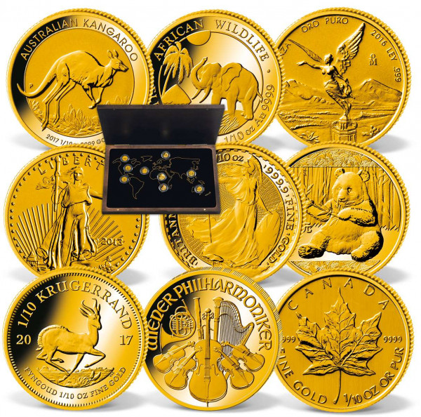 'The Big Nine' Complete Gold Coin Collection UK_2430700_1
