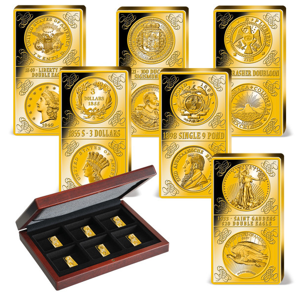 'Million Dollar' Complete Collection of Six Solid Gold Bars UK_9037310_1