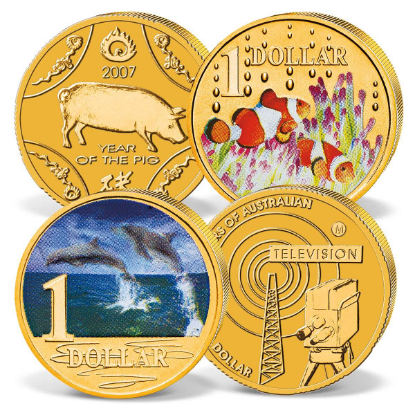 'Australia's Most beautiful Coins' set of four UK_2730299_1