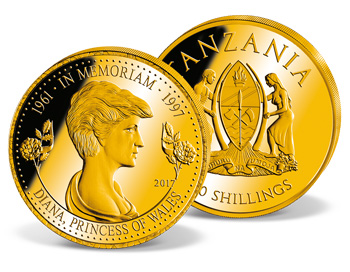 PRINCESS DIANA 20th Anniversary KENNEDY Half Dollar Coin Royal Crown Edition 