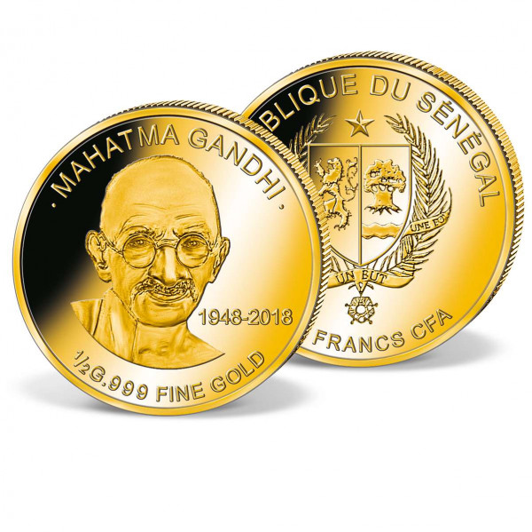 'M. Gandhi' Official Gold Coin UK_1739084_1