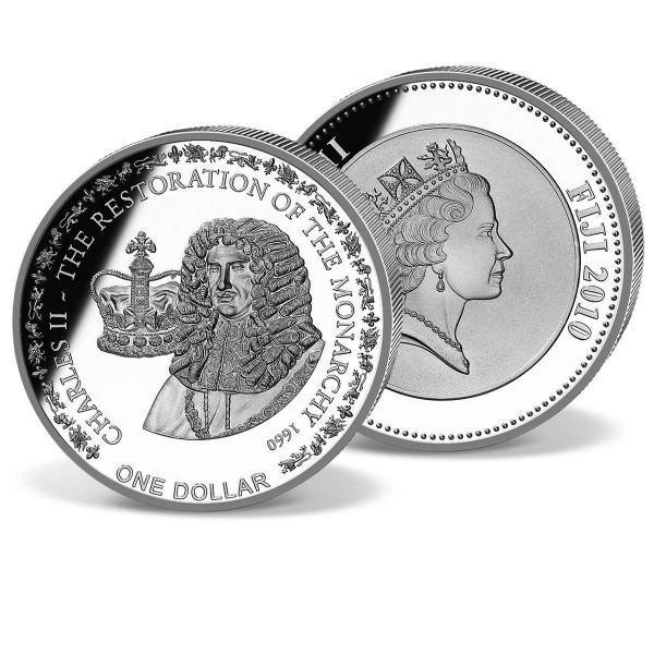 1 Dollar Fidji 'Charles II - The Restoration of the Monarchy' UK_1683006_1