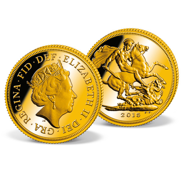 'Queen Elizabeth II' Gold Half Sovereign UK_2460435_1