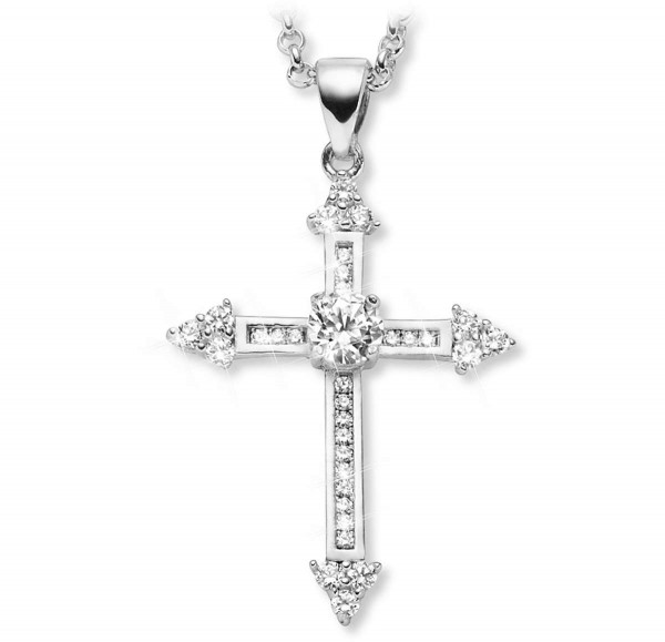 'Clover Leaf Cross' Necklace UK_3335480_1