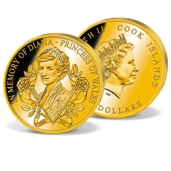 'Princess Diana' Official Commemorative Gold Coin UK_1683404_1