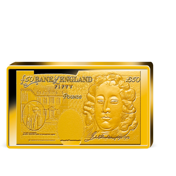 '£50 Houblon Banknote' Golden Bar UK_9038310_1
