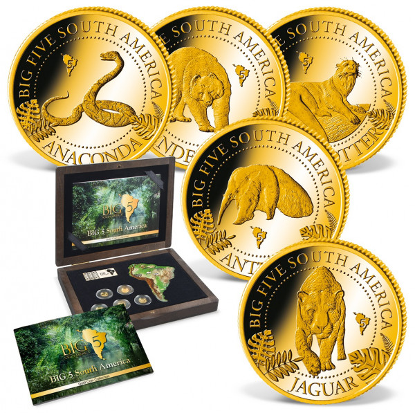 'Big 5 South America' Gold Coin Set UK_1739375_1